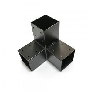 2 3 4 way Steel Corner Connector Wood Stand Kit Pergola Brackets Post Base Pergola Kit Steel Brackets