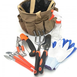 Garden Tool Set, 10 Piece Cast-Aluminum Heavy Duty Gardening Kit