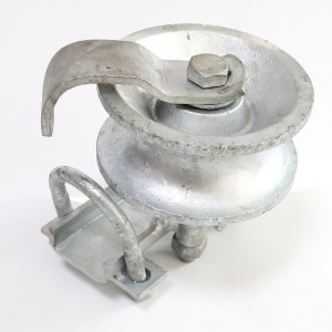 Heavy Duty Chain Link 2 1/2″ Round Gate Frame Cantilever Roller for Sliding Gates