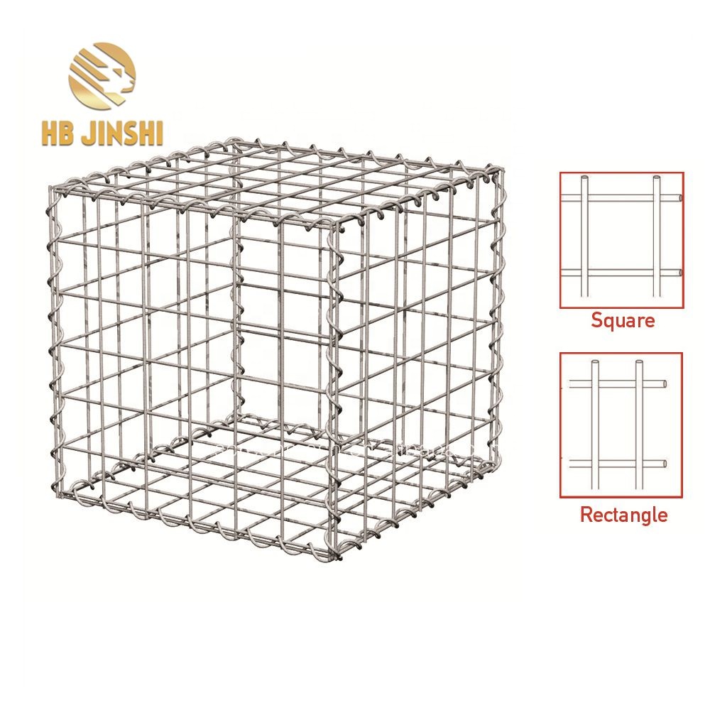 1m*0.5m*0.3m Galvanized Welded Gabion Box, Welded Gabions for flood protective