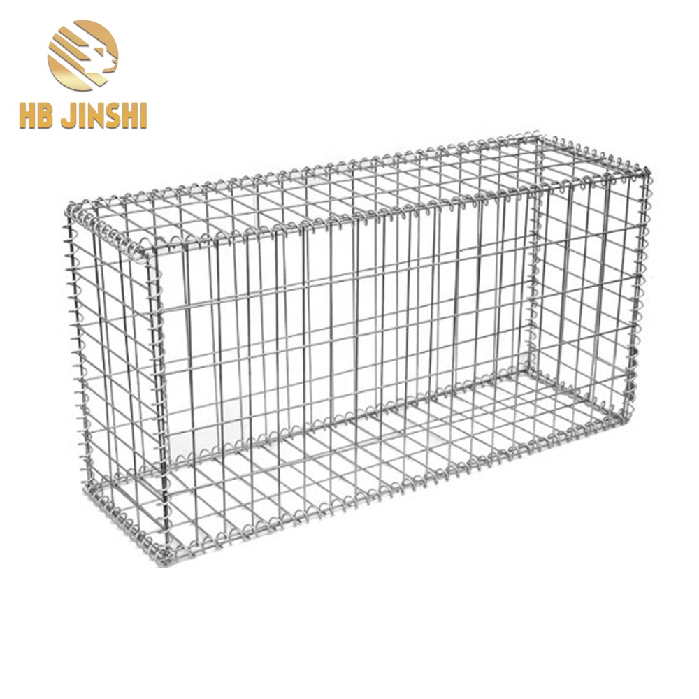 1m*0.5m*0.3m Galvanized Welded Gabion Box, Welded Square Gabions for flood protective