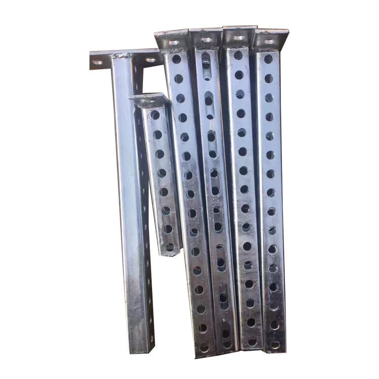 Perforated Size customization steel power coated sign post bakeng sa letshwao la aterese