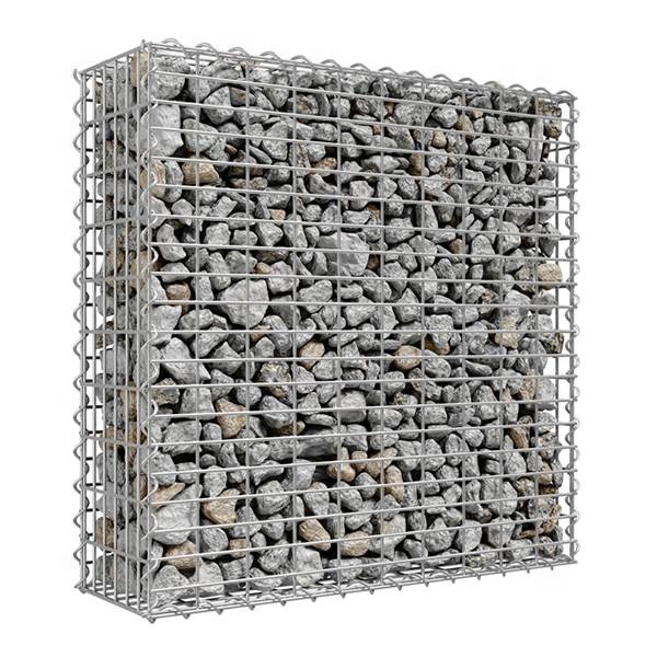 100 x 50 x 50 Woviikidwa Wotenthetsera Wonyezimira wa Mesh Gabion