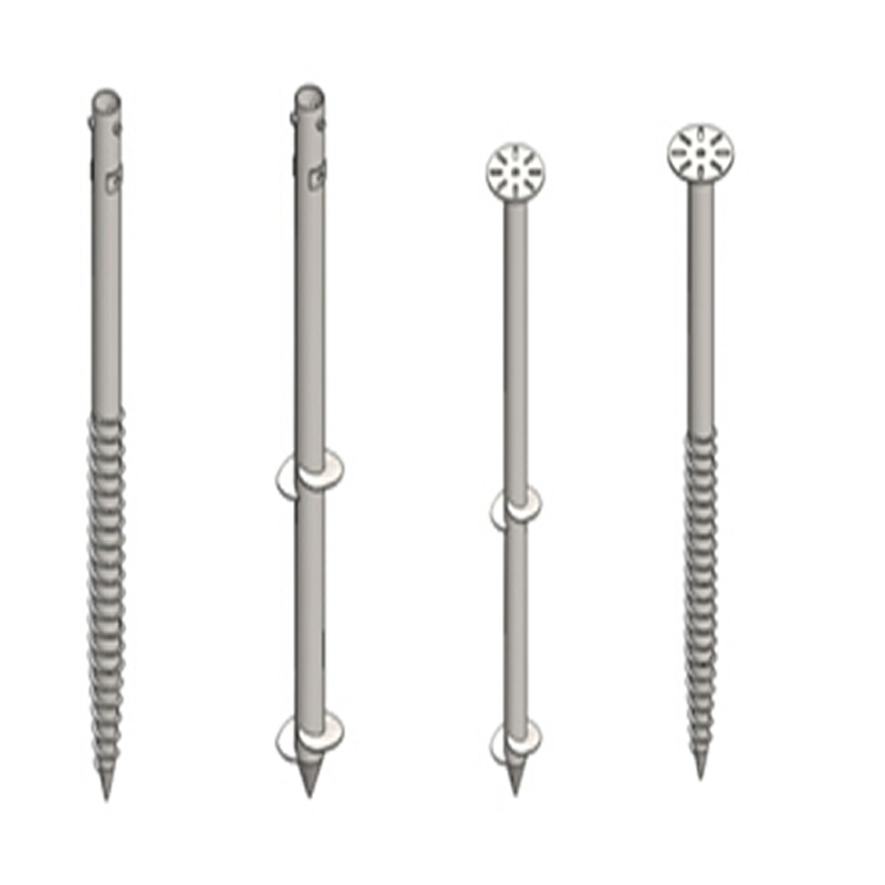 800mm long Screw Anchor post