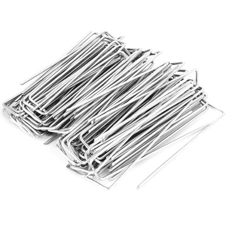 Galvanized U shaped Flat top Sod Staples Turf Nails Turf pins