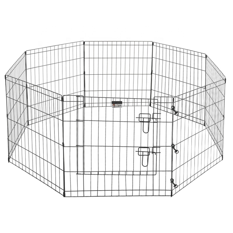 Grande cage à chien pliante de haute qualité à la mode et confortable pour l'extérieur