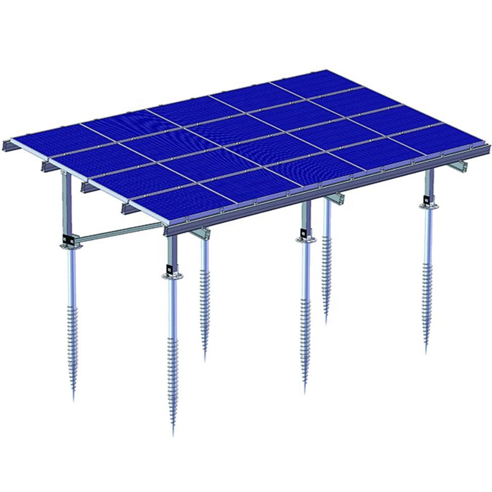 Visokokvalitetno uzemljeno sidro s vijčanim stupovima za temelj solarnog uzemljenja