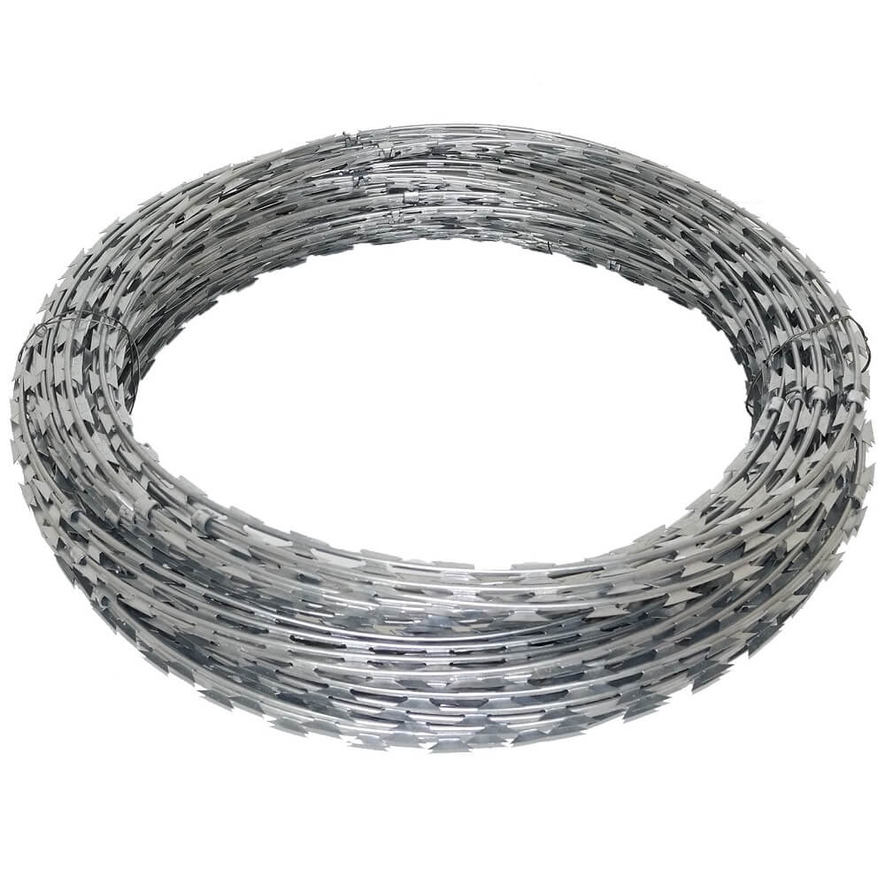 Hot sales  BTO-65 Canada market Hot dipped galvanized concertina razor wire