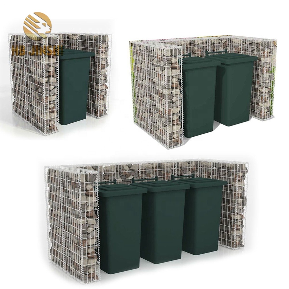 2m*0.8m*0.1m Galvanized Welded Gabion Box, Welded Square Gabions for flood protective