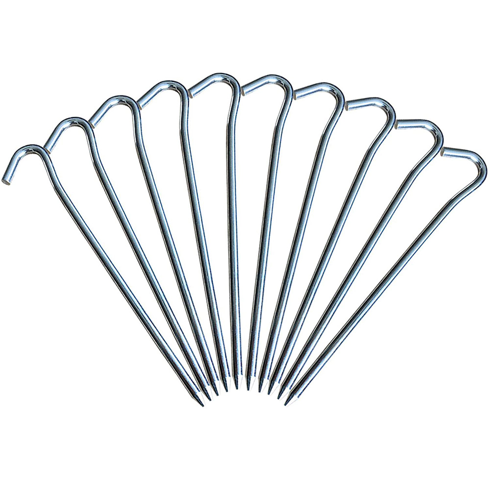 Galvanized Steel Tent Pegs – Garden Stakes -Heavy Duty – Rust Free