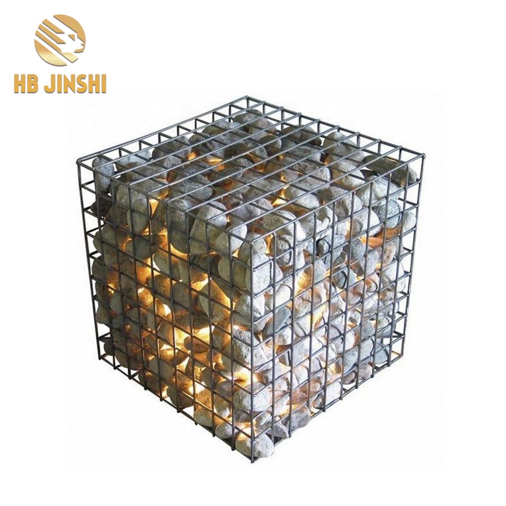 1×0.5×0.5m zinc coated welded gabion cage gabion wall gabion fence for stone