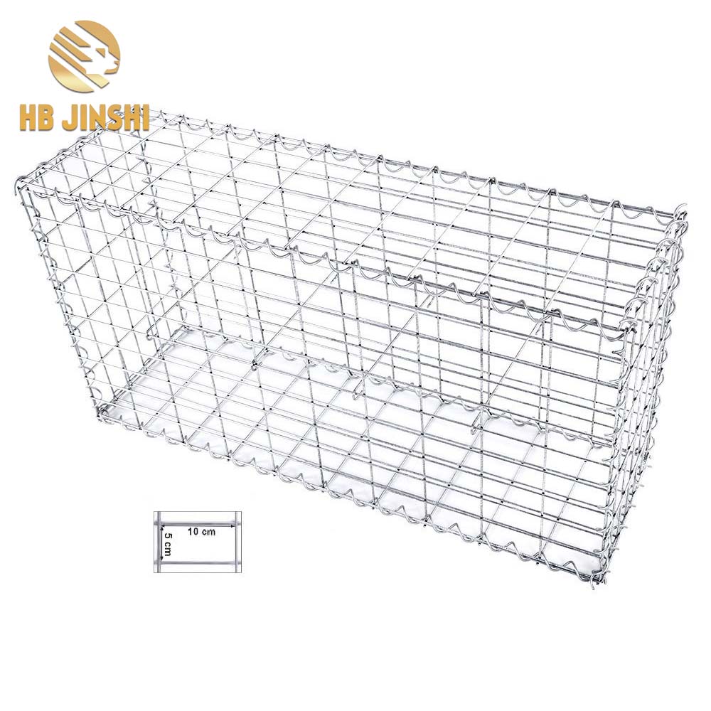 Gyári beszállító 100 x 50 x 30 cm Kerti gabion gabion hálós kosár támfal kerítéshez virágcserép