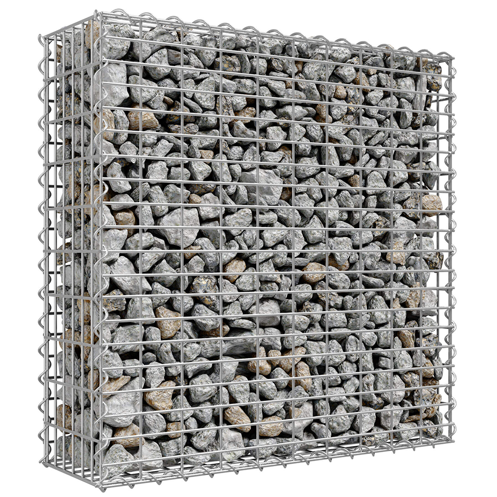 100x100x30 cm Welded gabion box galvanized gabion wall basket stone basket
