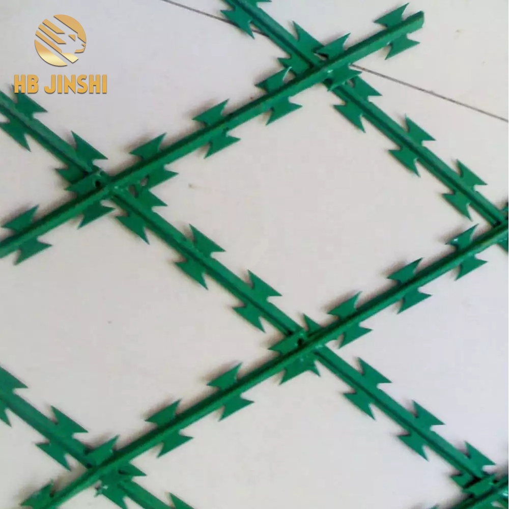 Hot dip galvanized Weld Razor Wire Mesh