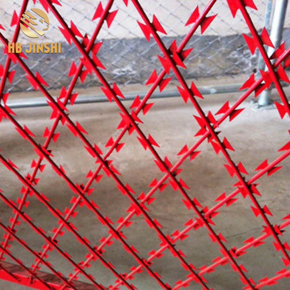 PVC coating Flat Weld Razor Wire Mesh