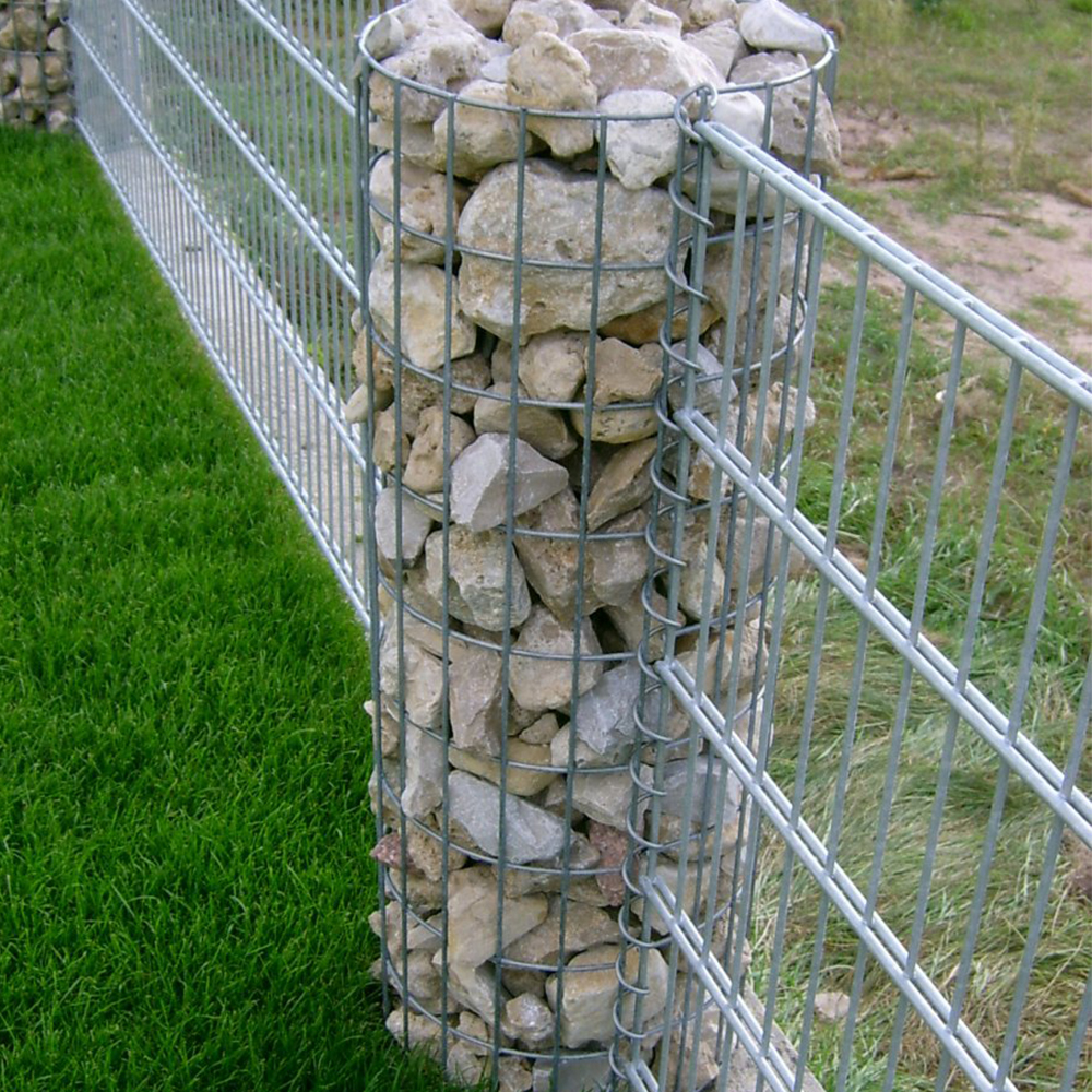 2019 Hot verkafen Qualitéit 100x50x30 Galvaniséierte Gabion Kuerf