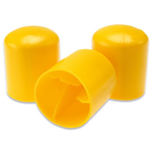 triangle Yellow Reo Safety terata Cap Fence Post reo Safety terata Cap