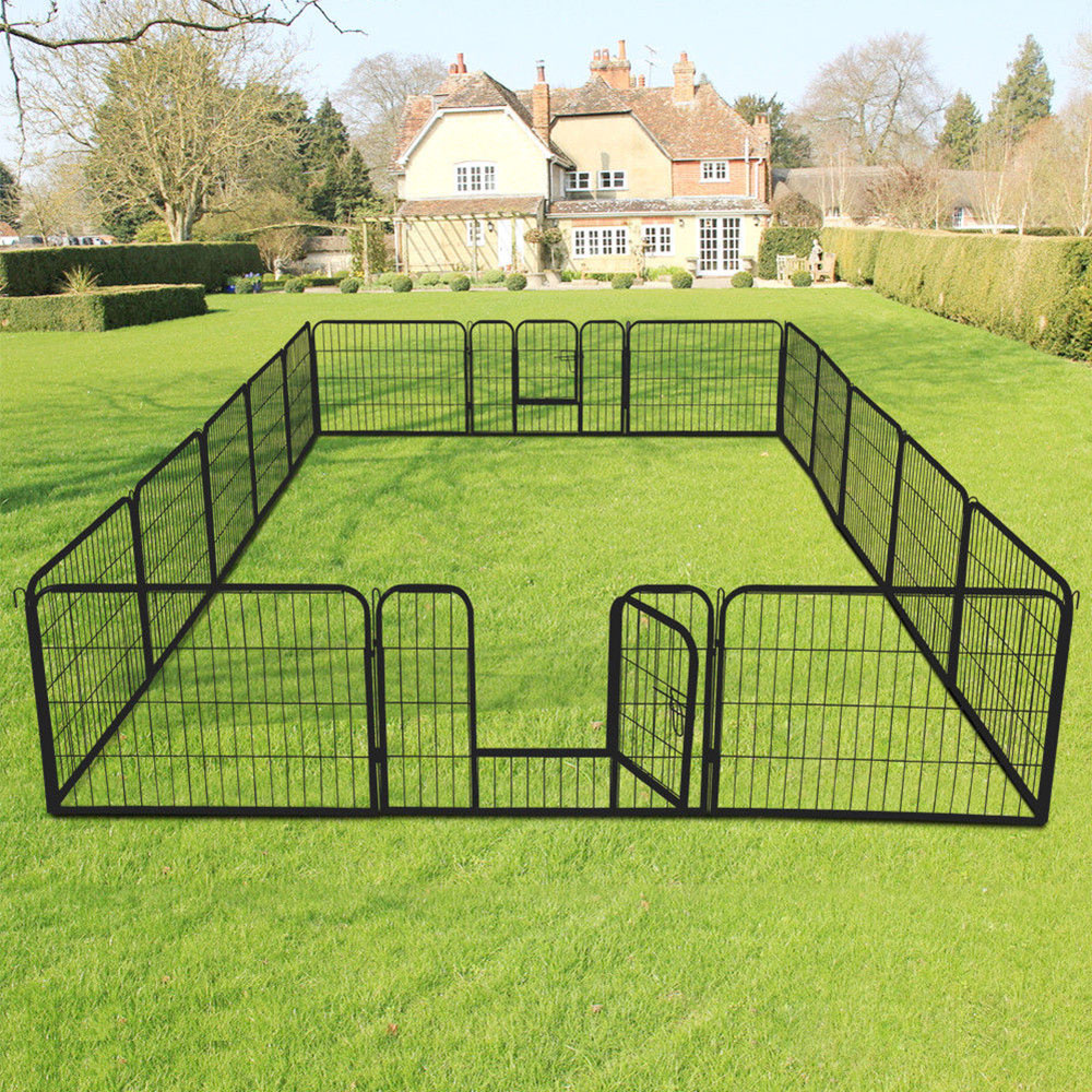 Kare mai nauyi na wasan Pen Pet Exercise Playpen 8 Panel shinge shinge