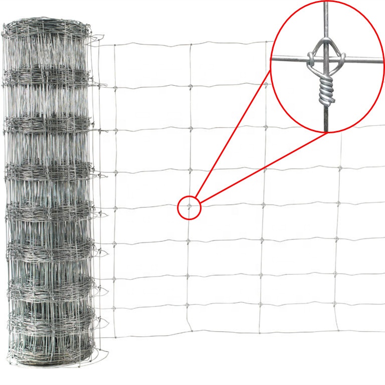 2.1m Hot-dipped Galvanized Fixed Knot Mesh Fence ຮົ້ວ Deer