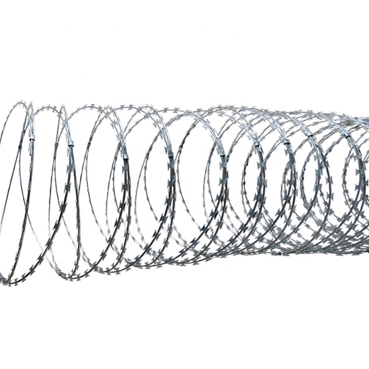 CBT-65 Stainless Steel / Galvanized Concertina Razor Wire