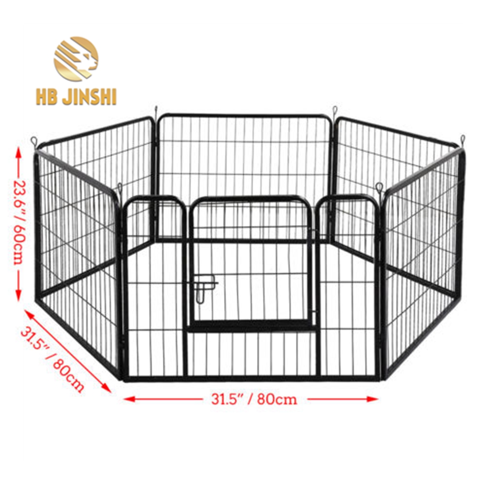 2020 China New Design Outdoor Dog Cage - 6 Sided Heavy Duty Puppy Playpen – JINSHI