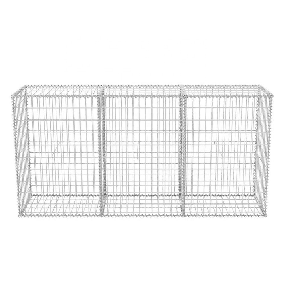 Draad Gabion Rock Fence metalen kooi, Gabion muur