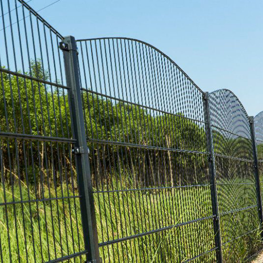 6/5/6 8/6/8 Twin Wire Mesh Fence Double Wire Welded Mesh Fence Panels