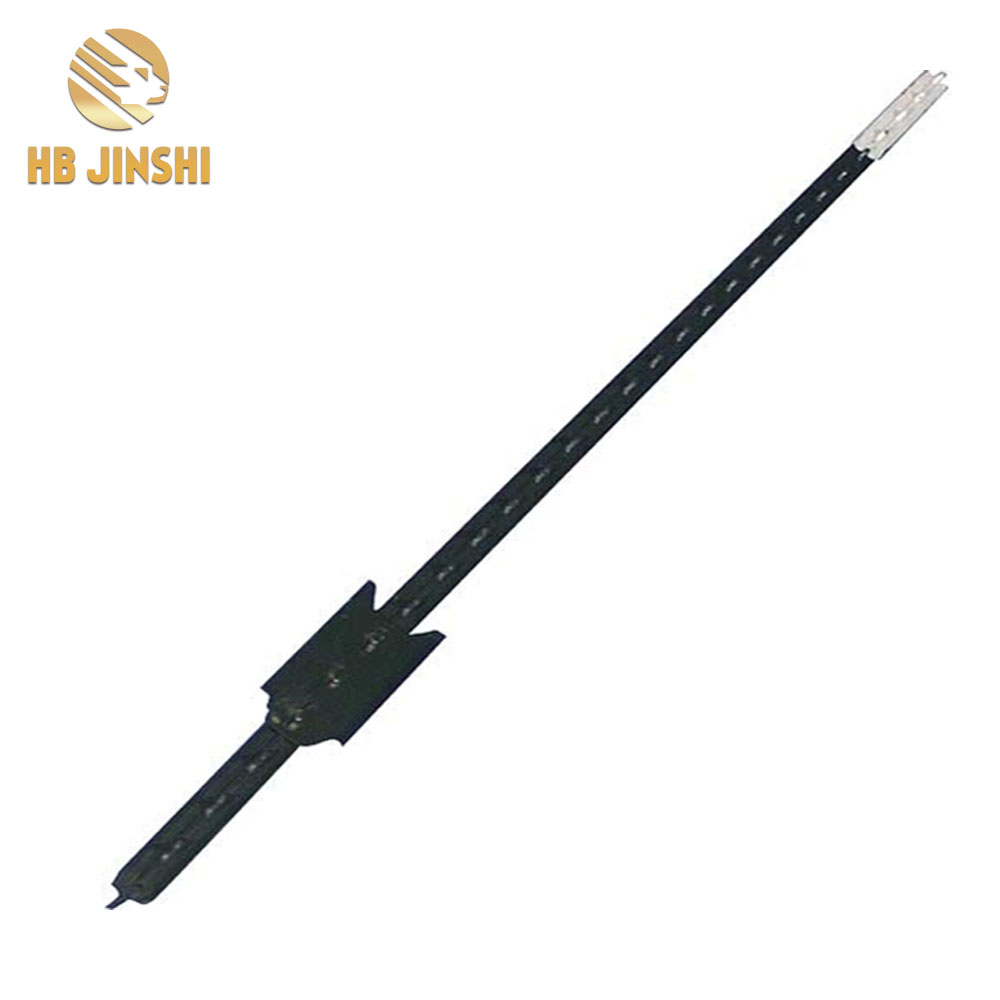 Green painted T bar post with milk head in cheap price