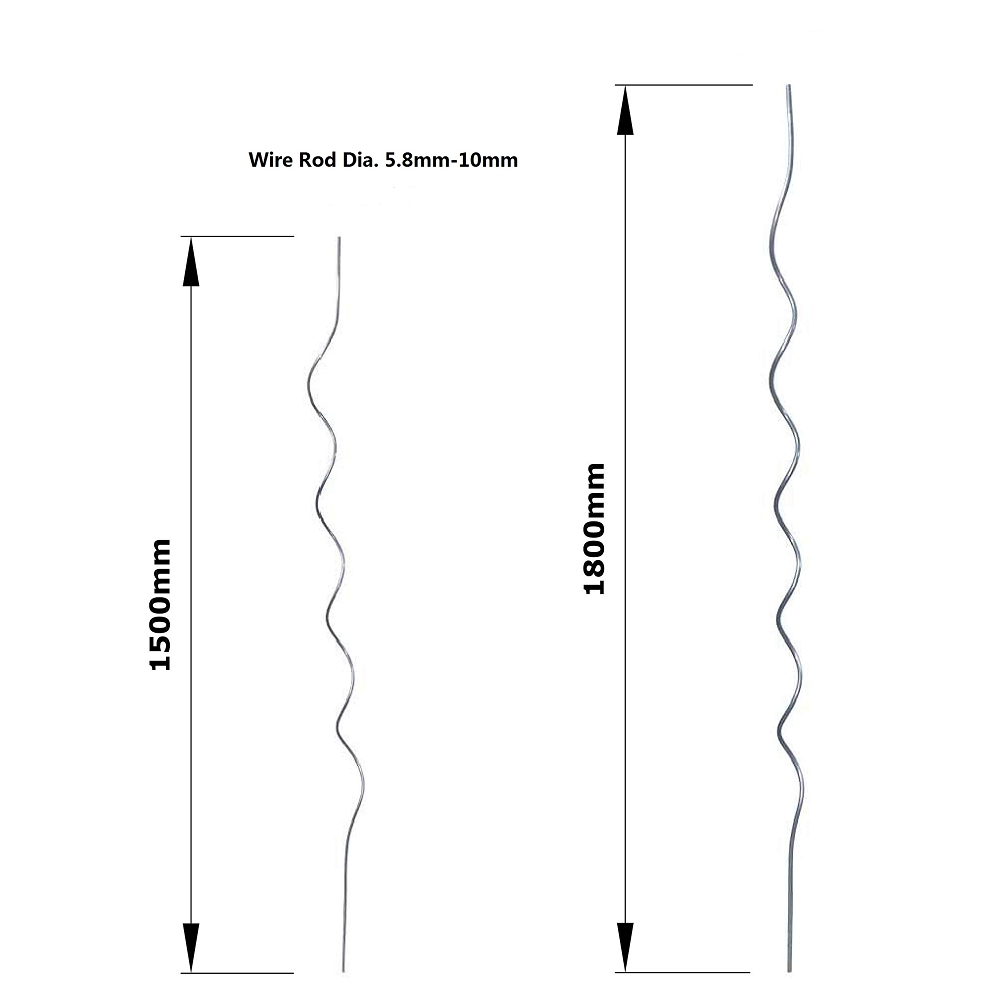 High quality horticulture stakes spiral plant climbing support