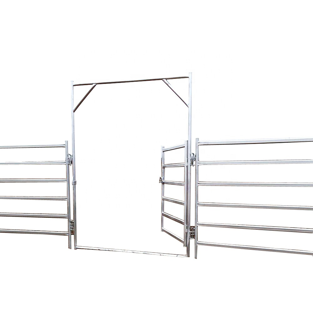 1800*2100mm heavy duty galvanized rail pastoral industry livestock farm fence cattle panels