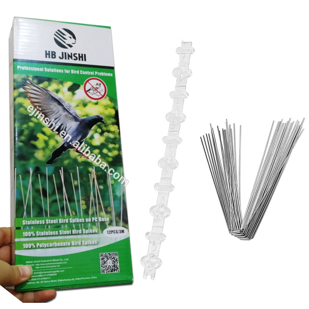 3m Pack PC Base sy 304 Stainless Steel Unassembled Bird Control Bird Spikes