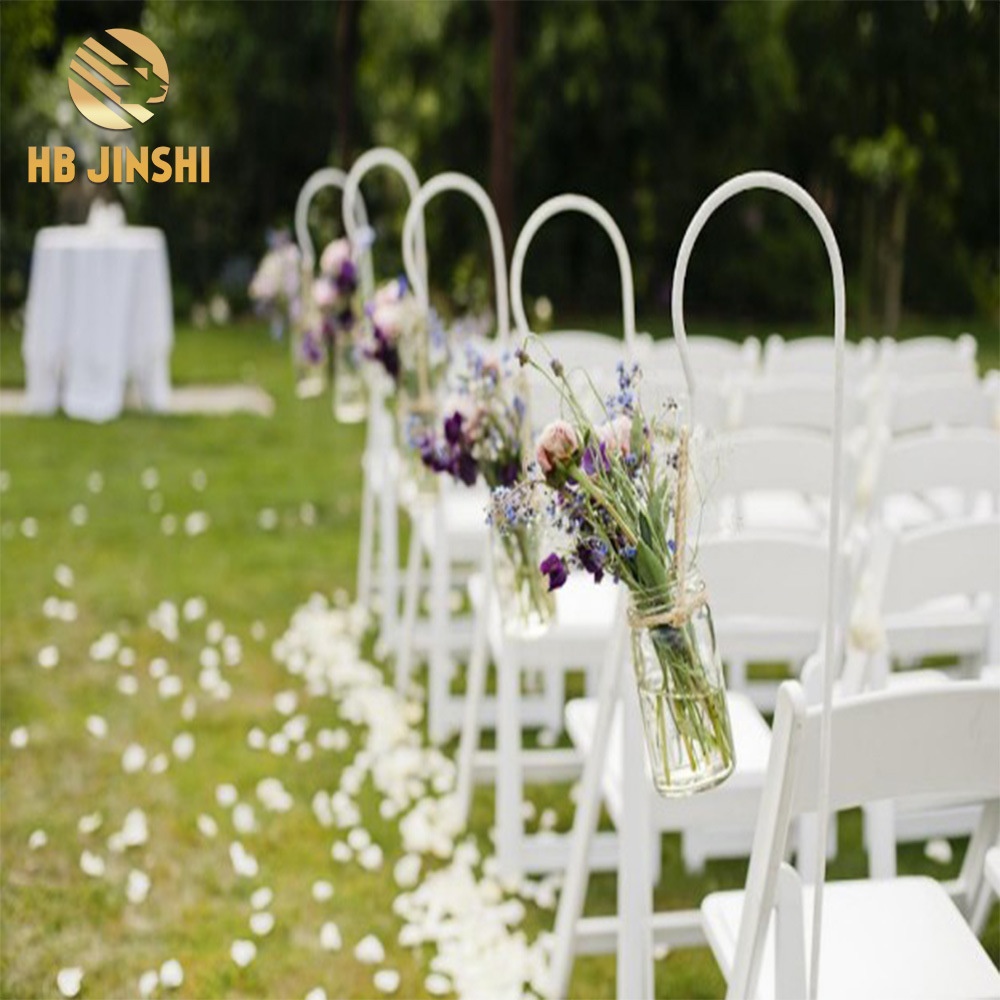 Gancho de pastor de metal Herramientas de decoración de boda Ganchos colgantes de flores