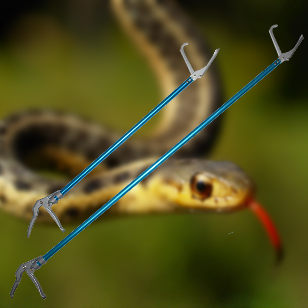 Aluminom Snake Hook Snake Catcher Stick Snake Hand Tongs