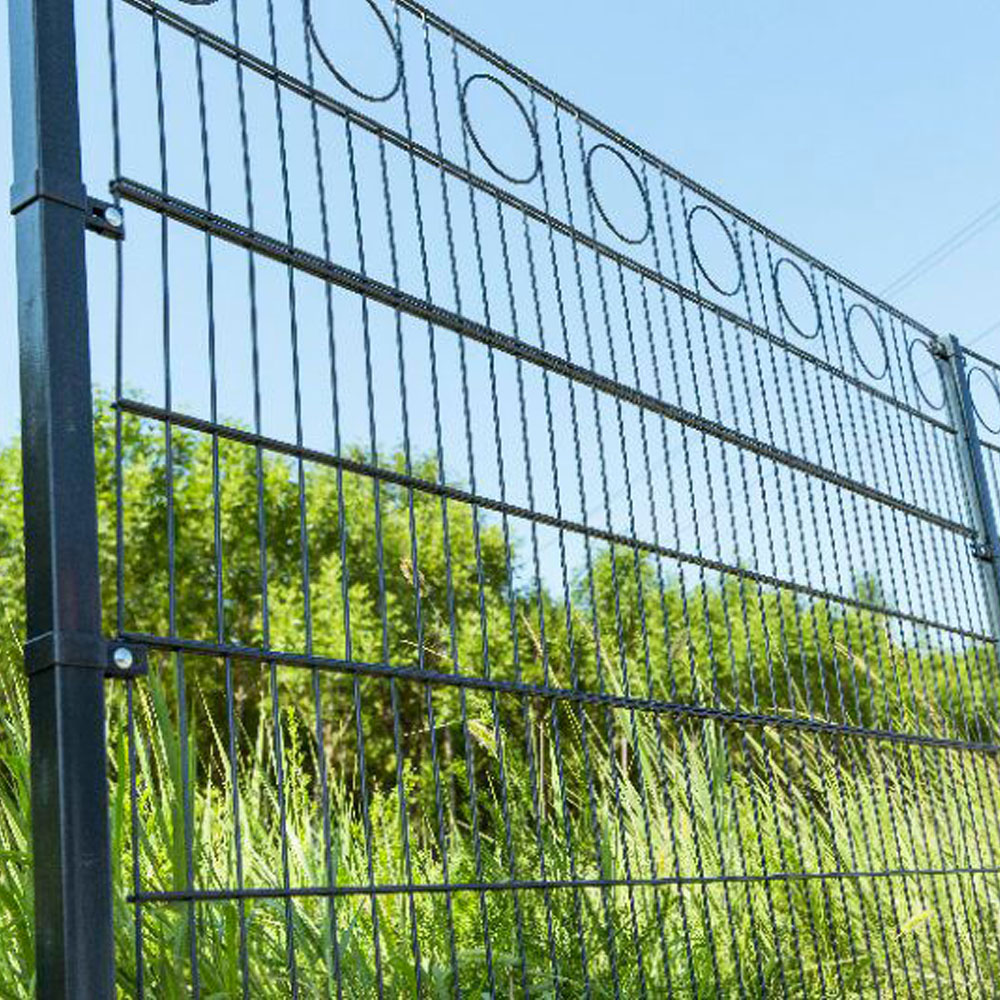 868 656 Powder Coated Double Wire Welded Mesh Fence Panels