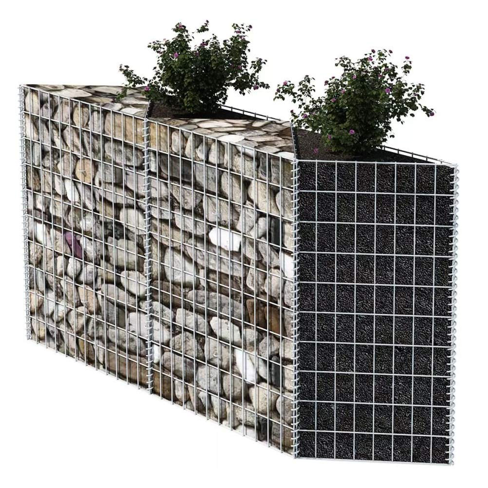 Decorative Galvanized Iron Wire Mesh Welded Gabion Wall Basket