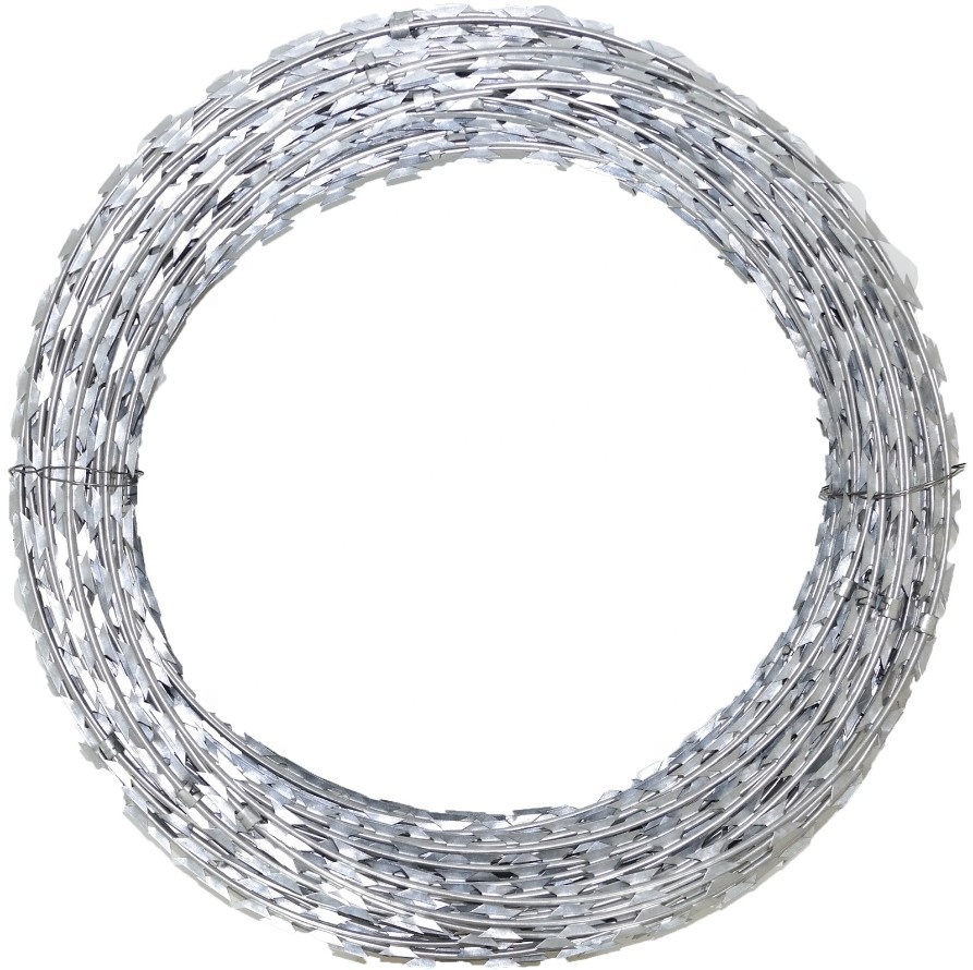 BTO-22 960mm Galvanized Concertina Razor Wire Pabrika