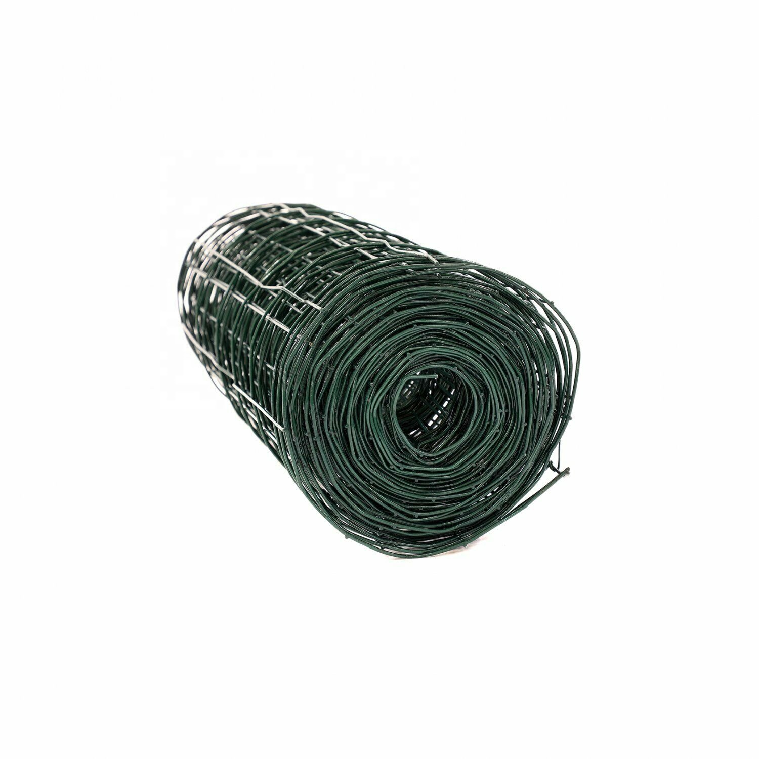 Rede de arame de aço galvanizado revestida de PVC verde Cerca Euro para jardim