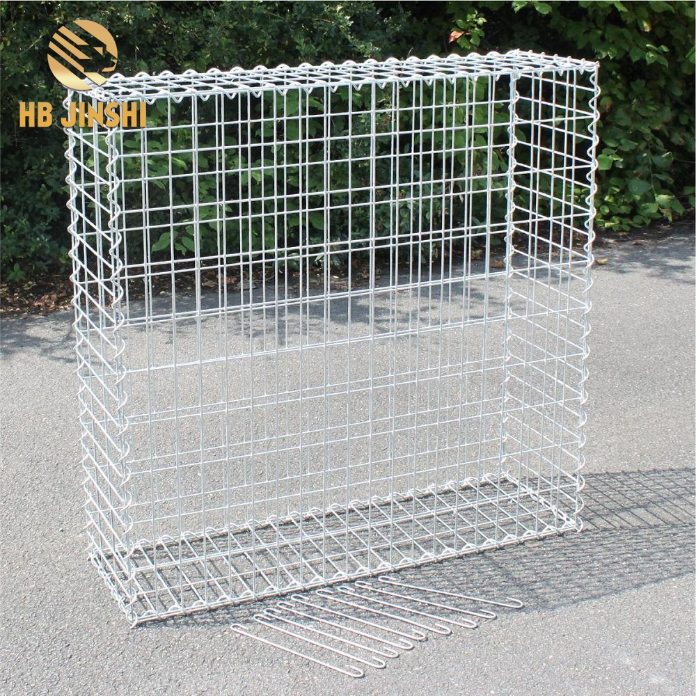 Factory Supplier 3mm Wire 100 x 100mm Mesh 2 x 1 x 1 m Ireland Gabion Cage Gabion Fence