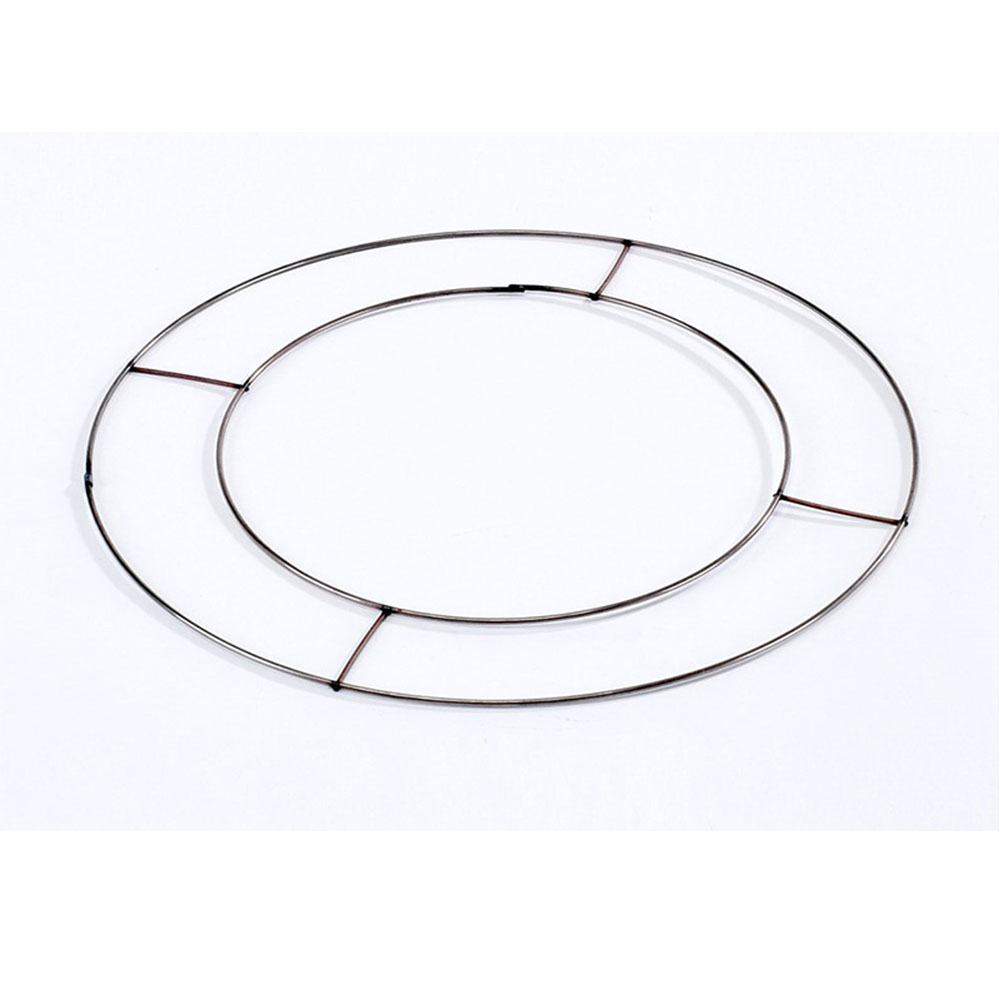 Round Metal Wreath Frame Ring Macrame Wire Form Floral frame