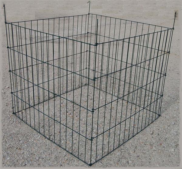 36"x36"x30" Powder Coated Leaves wire Compost Bin