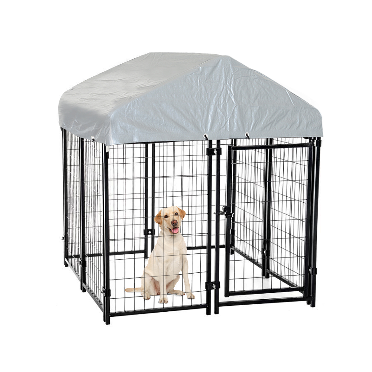 Outdoor Large Dog Cage e sebelisoa ka makhetlo a mangata bakeng sa ho bapala / ho ikoetlisa / koetliso