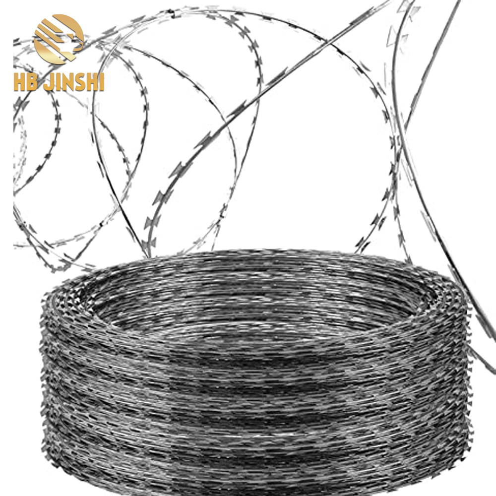 Hot dipped galvanized blade wire cheap BTO razor wire