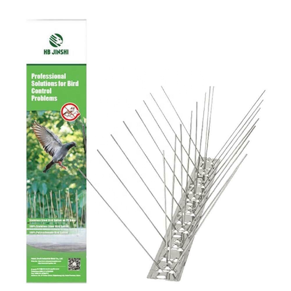 Bakin Karfe Anti Bird Spikes Pigeon Repellent Strips Control Tsuntsaye