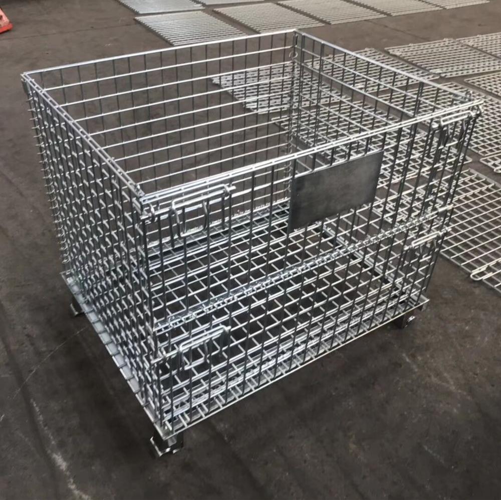 Metal Container Storage Wire Mesh Cage