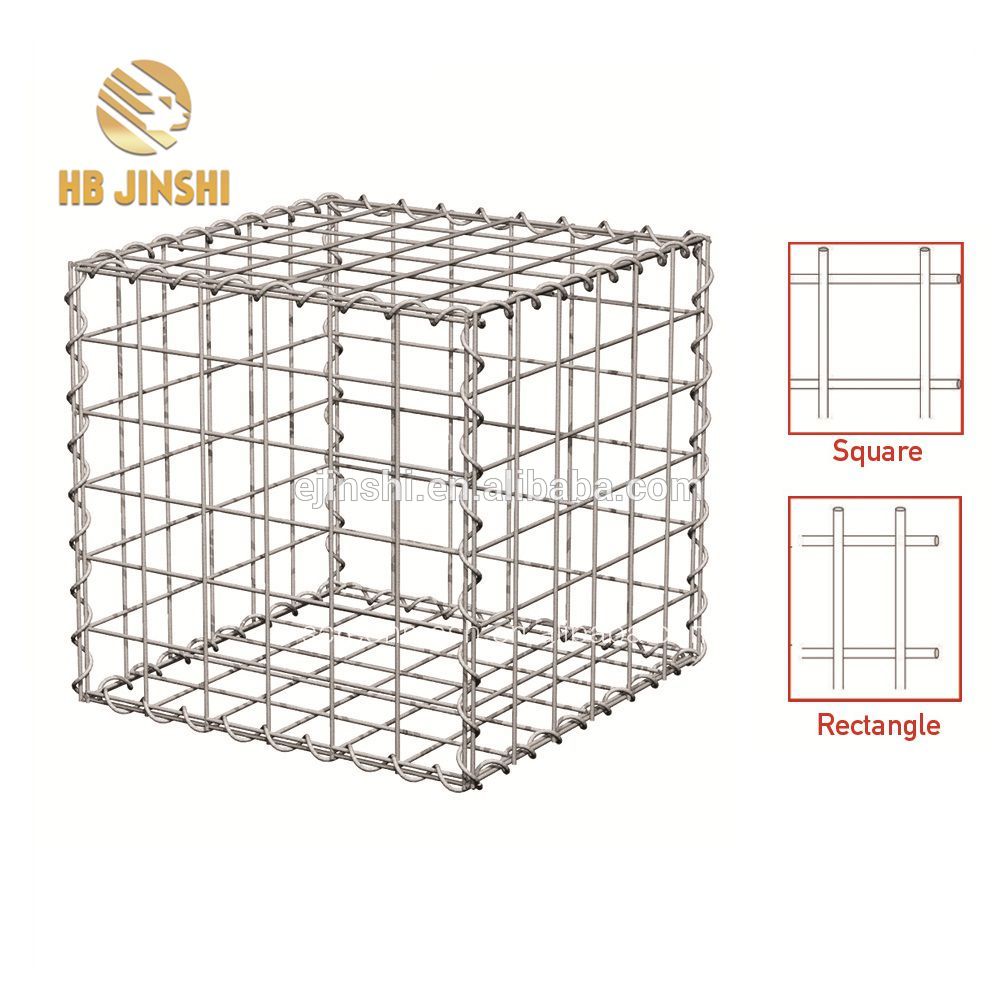 Hot Sale 1*1*1m Galvanized Welded Wire Mesh Gabion Box/Gabion Basket