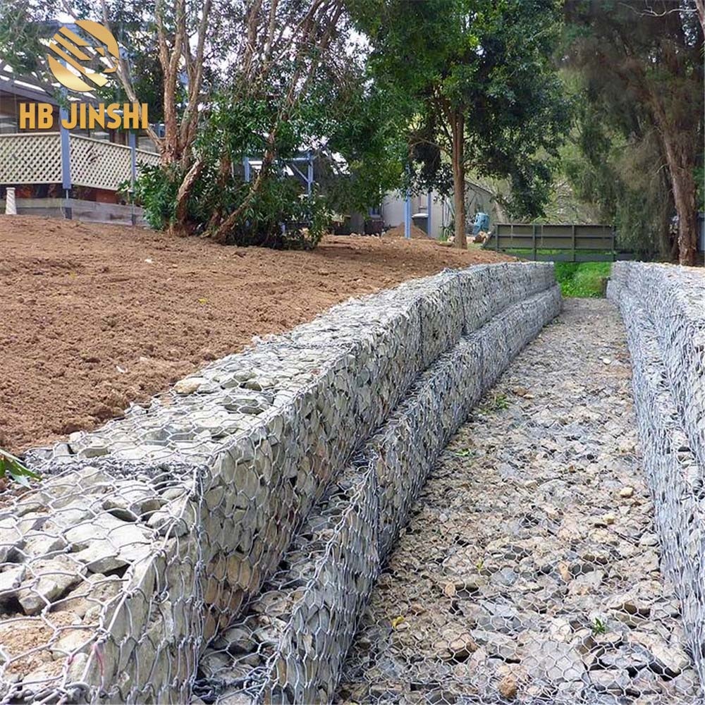 Hexagonal Gabion Basket Retaining Wall