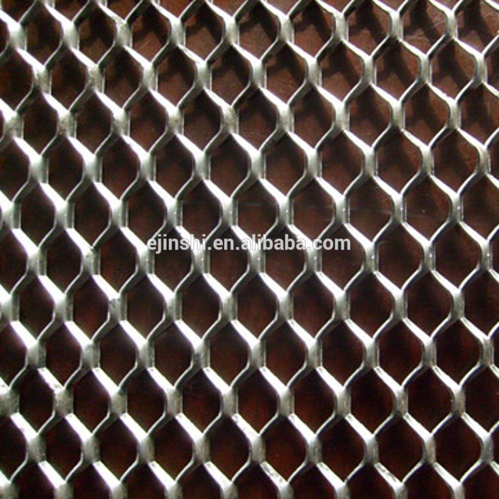 Galvanized Steel plate Holo ea taemane e Atolositsoeng Metal mesh sheet