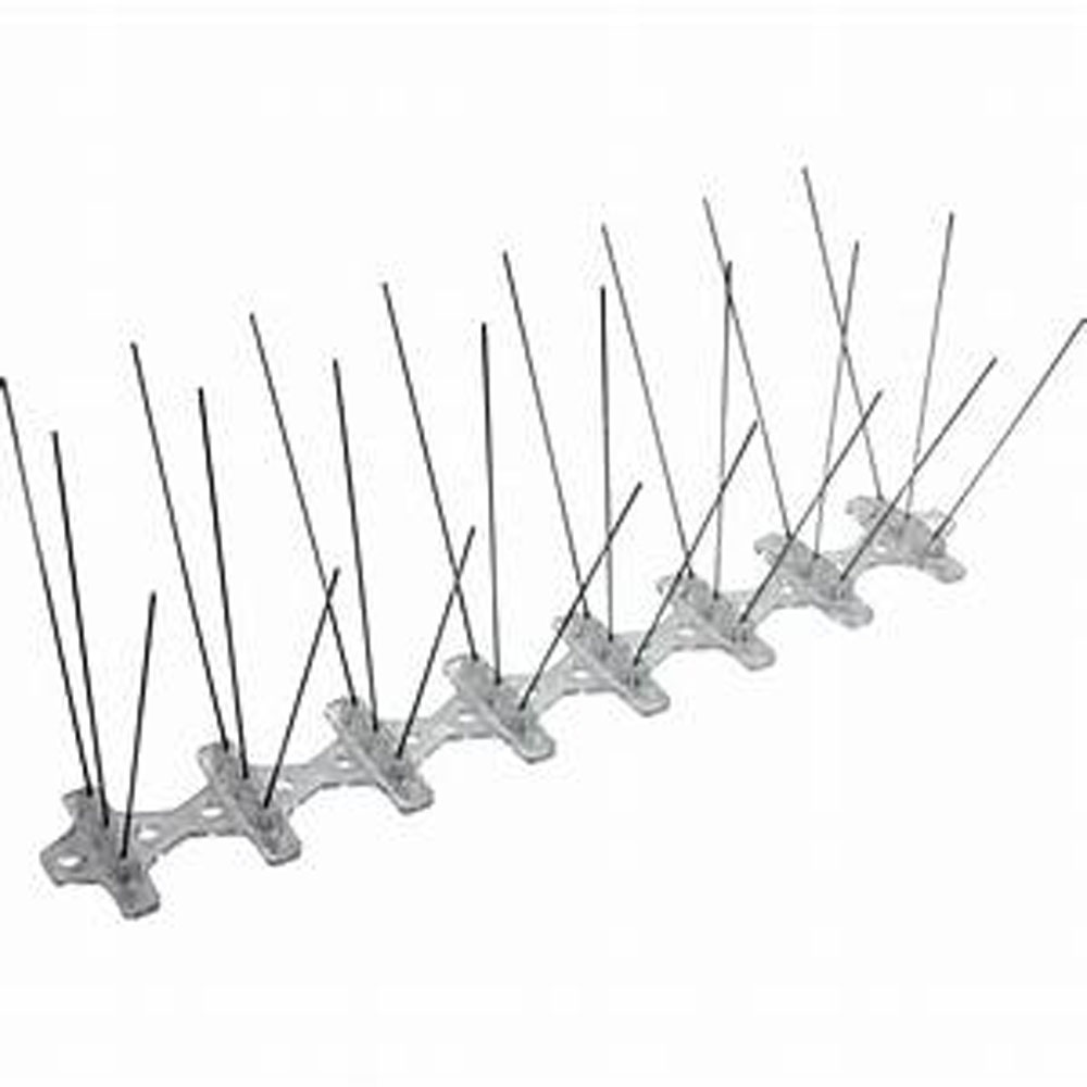 ការធានាពាណិជ្ជកម្ម 30cm Plastic Bird Control Deterrent Spikes សម្រាប់ការគ្រប់គ្រងការហោះហើរ