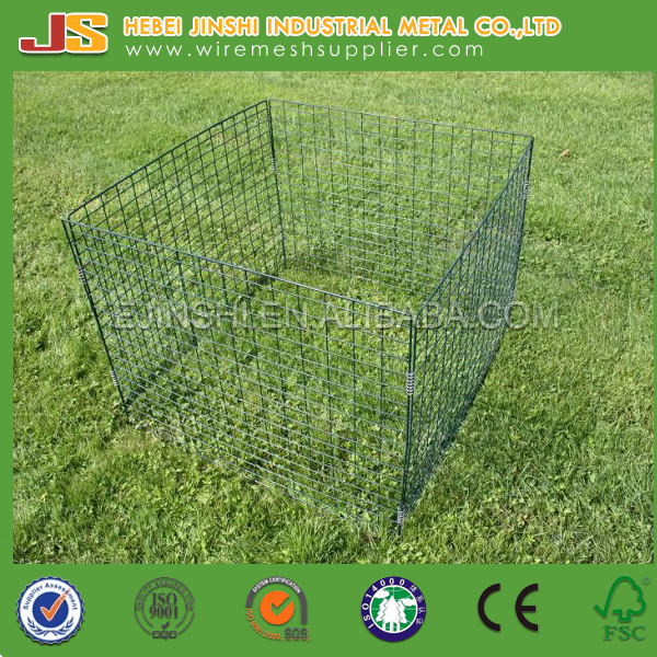 Super Quality Best Service, 700x700x900mm Powder Coated Wire Mesh Compost