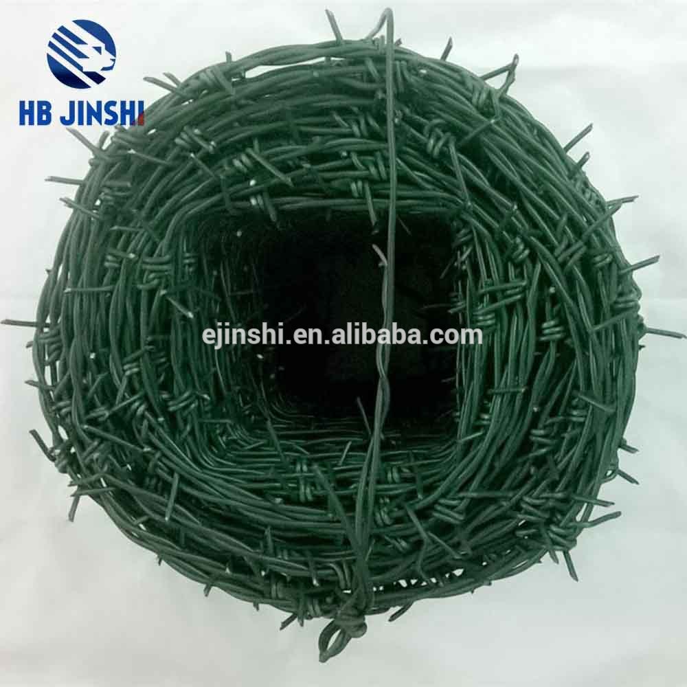 hot-dipped galvanized PE barbed wire
